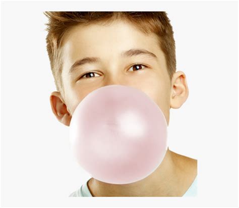 Kids Chewing Gum Clipart