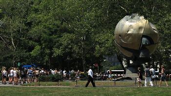 Koenig S Sphere Sculpture Damaged In Still Awaits A Permanent Home The New York Times