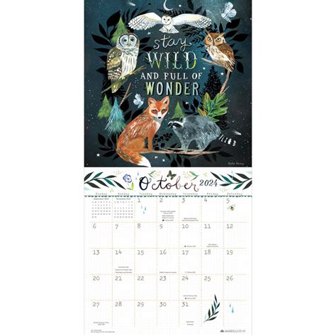 Katie Daisy 2024 Wall Calendar