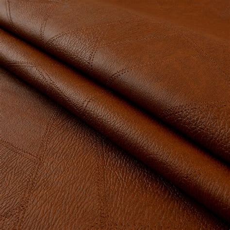 Faux Leather Patchwork Rawhide In 2020 Leather Upholstery Fabric