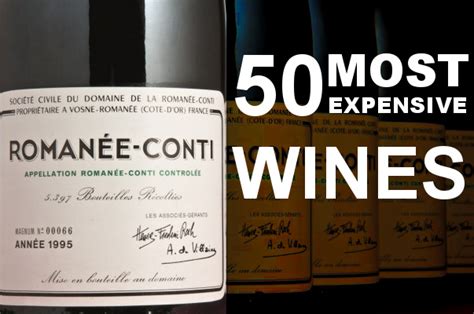 Top 50 Most Expensive Wines In The World Social Vignerons