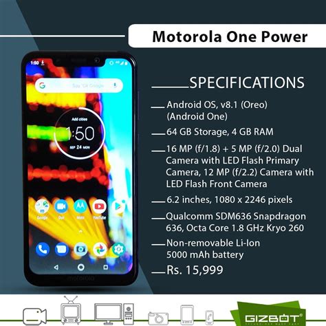 Motorola One Power Specification Android One Motorola Power