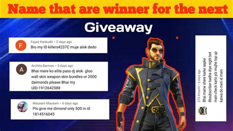 In addition, its popularity is due to the fact that it is a game that can be played by anyone, since it is a mobile game. Free fire dj alok giveaway || Name list of winners || Only ...
