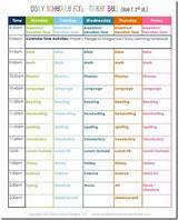 Abeka Preschool Schedule Images