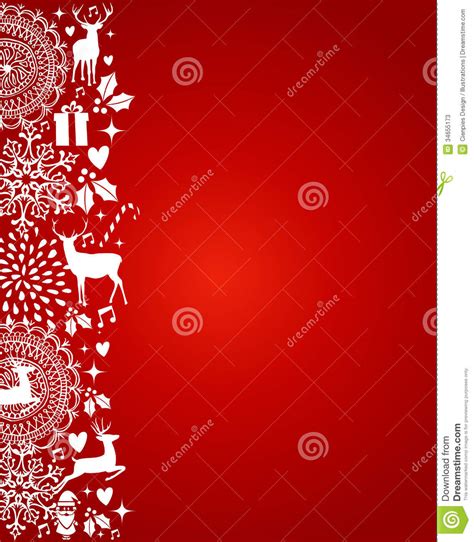 merry christmas elements red postcard vector file stock vector illustration  icon love