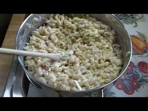 I really love macaroni salad. Classic Amish Style Macaroni Salad: Noreen's Kitchen-used ...