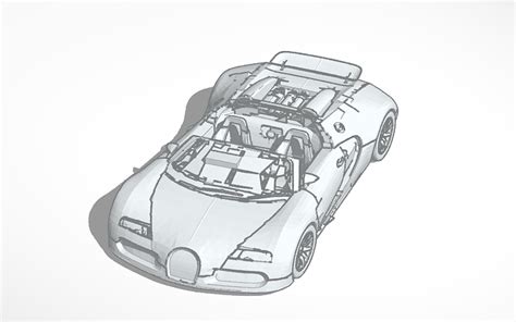 3d Design Bugatti Veyron Tinkercad