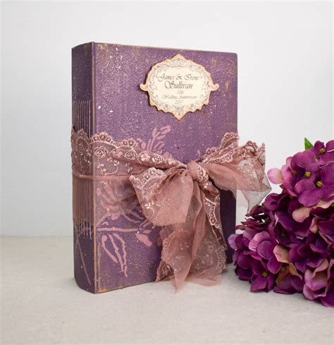Find the perfect place to celebrate your wedding day with our extensive range of listed venues. Purple wedding guest book, personalized guest book ...
