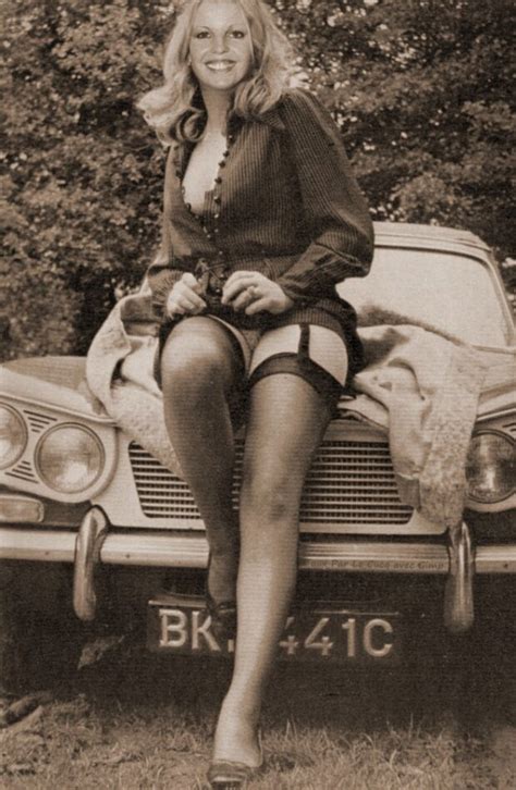 Sally Thomsett Vintage Upskirt On Bonnet Lecucq