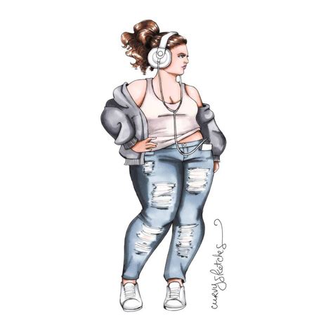 Image May Contain 1 Person Curvy Art Body Positivity Art Plus Size Art