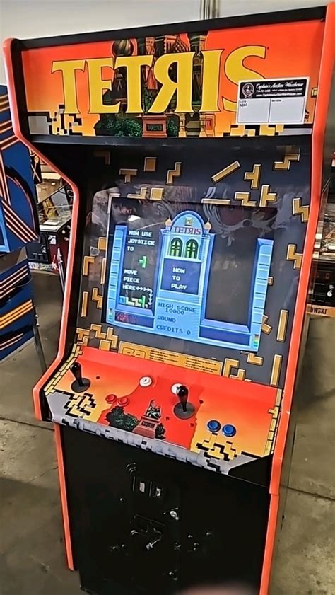 Tetris Upright 25 Atari Arcade Game 4