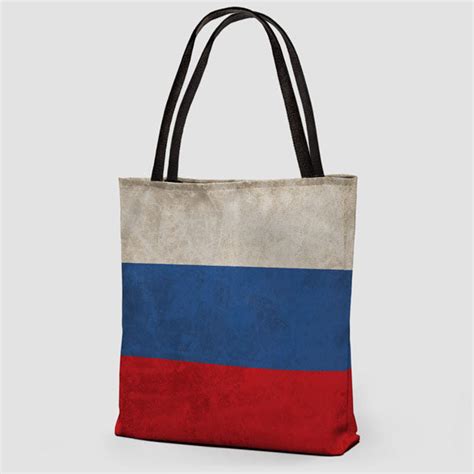 russian flag tote bag
