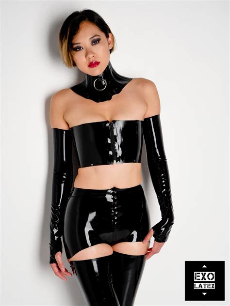 Latex Conical Top Corset Style Exo Latex