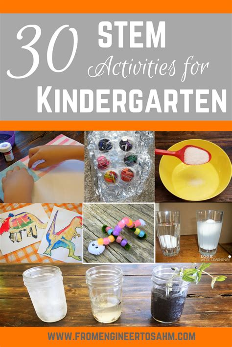 Stem Activities For Kindergarten From Engineer To Stay At Home Mom