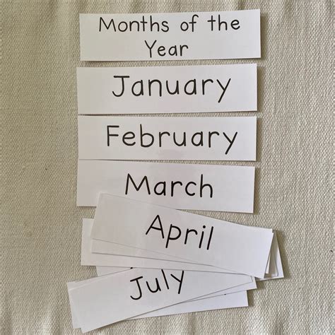 Months Of The Year Labels — Crafting Your Classroom