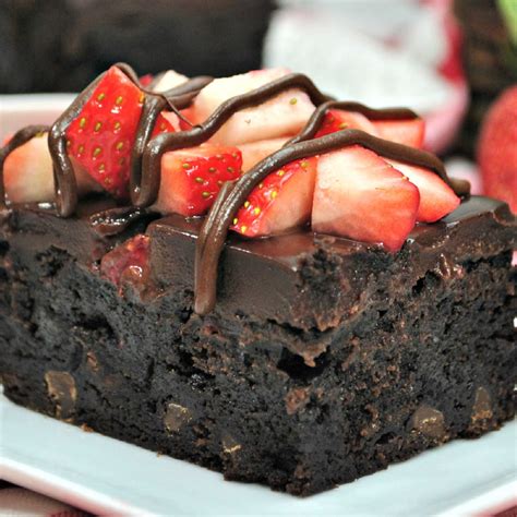 Chocolate Strawberry Brownies Kitchen Fun With My 3 Sons