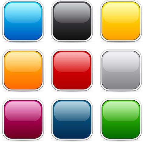 A perfect icon is the first step in inviting people to download your app. App button icons colored vector set 19 | Картинки, Иконки ...