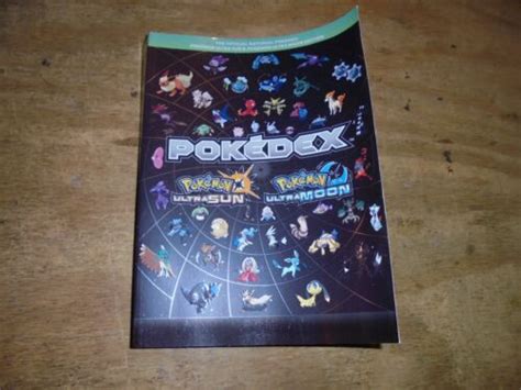 Official National Pokedex Pokemon Ultra Sun And Moon Edition Book Guide No Poster 9780744019360 Ebay