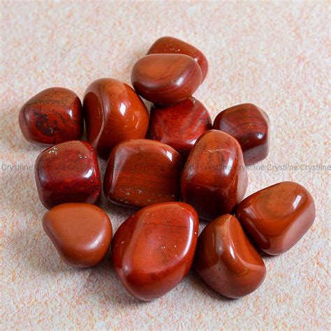 Beautiful Red Jasper Tumbled Stones Crystline Crystal Products Buy