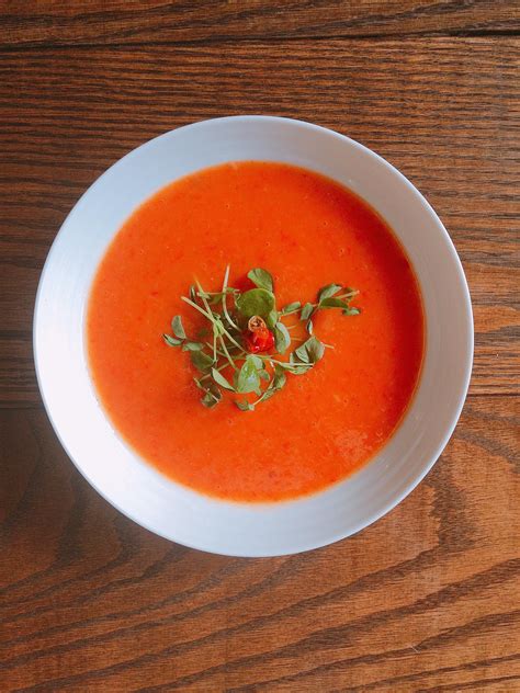 Spicy Roasted Red Pepper Soup This Soup Is Easy To Make Filled With