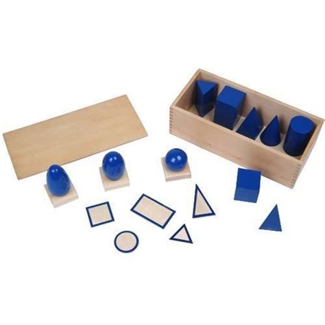 Montessori Geometric Solids Sg