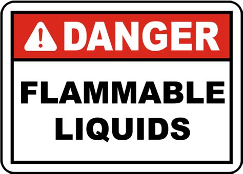 Danger Flammable Liquids Label Claim Your 10 Discount