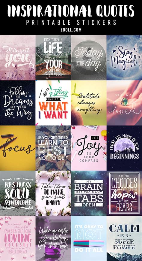 The free printable baby cards are straightforward to get from the site, just open the one you would like, customize it, and save or print. Zooll.com | Printables: Inspirational Quotes Printable ...