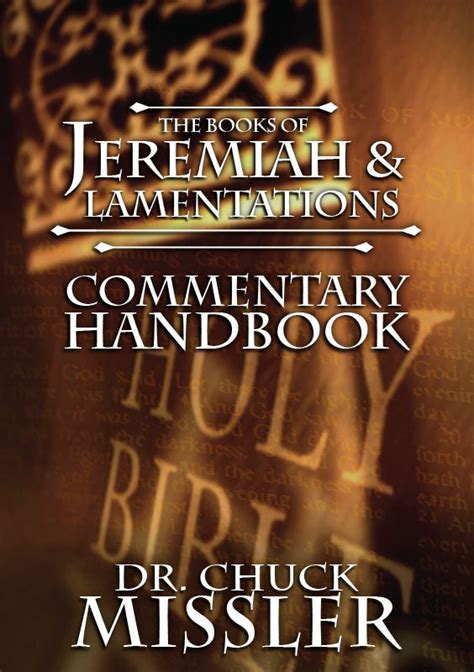 Jeremiah And Lamentations Commentary Handbook Koinonia House