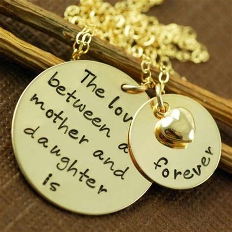 Emotional Mother Day Quotes Quotesgram Hand Stamped Necklace Hand