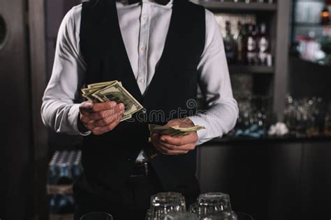Cropped Image Of Bartender Stock Photo Image Of Barman 120900652