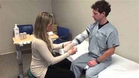 Compression Bandaging For The Arm Youtube