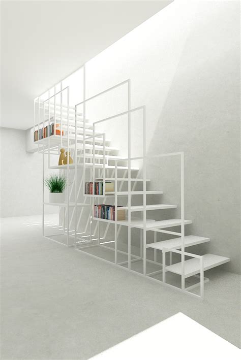 The Square Staircase By Amir Zinaburg Ignant Diy Staircase