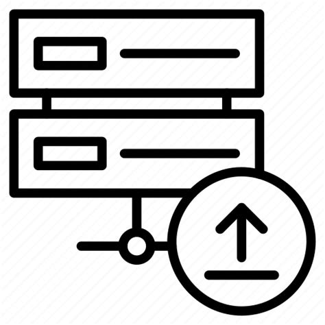 Database Mainframe Server Storage Upload Icon Download On Iconfinder
