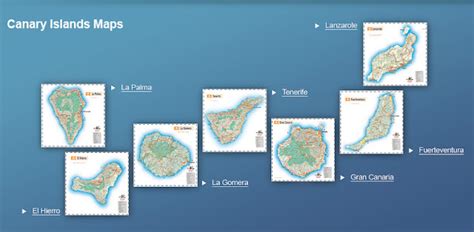 Maps Of The Canary Islands Klima Naturali