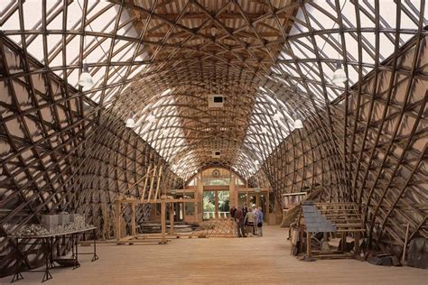 The Weald And Downland Gridshell Burohappold Engineering