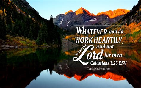 Colossians 323 Esv Christian Desktop Hd Wallpapers Backgrounds