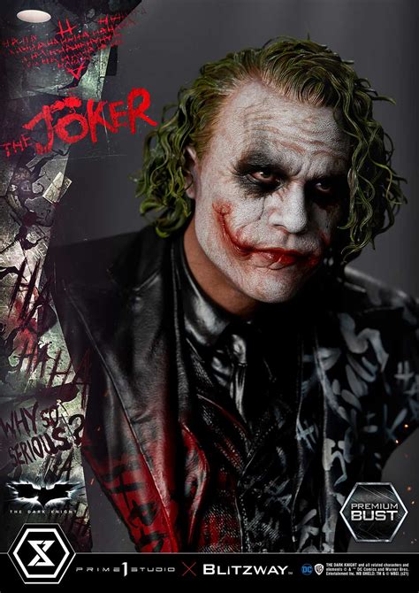 Preview Blitzway The Dark Knight Joker Bust The Batman Universe