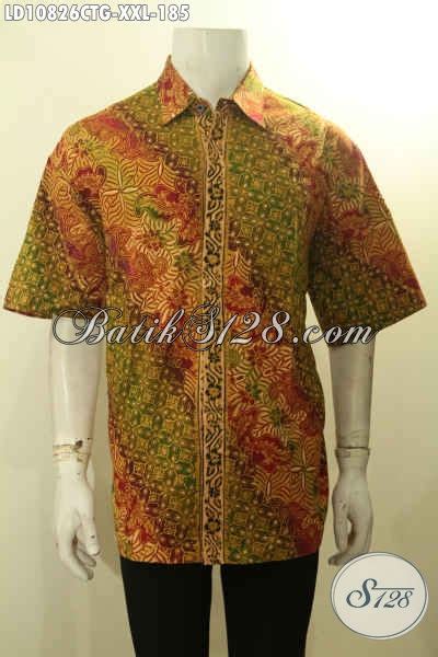 Katun doby jenis jahitan : Baju Kemeja Batik Jumbo Lengan Pendek, Hem Batik Lelaki ...