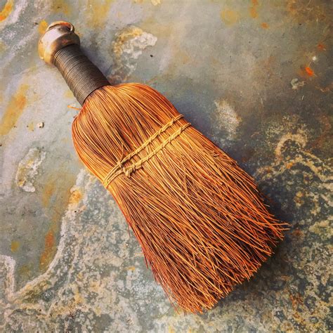 Whisk Broom Vintage Straw Broom Etsy