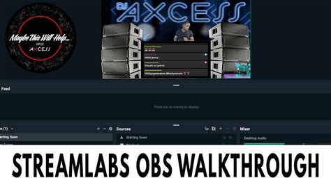 Streamlabs Obs Overlays Walkthrough And Tutorial For Djs Youtube