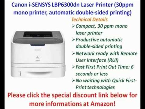 Canon lists its imageclass lbp6300dn on its web site as a home office printer. CANON LBP6300DN PRINTER DRIVER DOWNLOAD