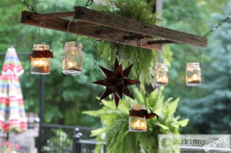 Outdoor Mason Jar Ideas Rustic Crafts And Diy