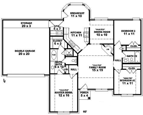 House floor plans 1 story. Suffolk Place Ranch Home Plan 087D-0074 | House Plans and More