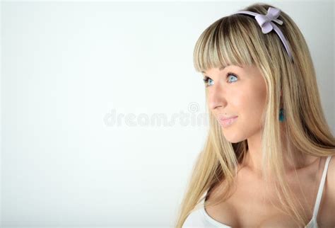 Beauty Blonde Girl Portrait Stock Image Image Of Person Belle 5407999