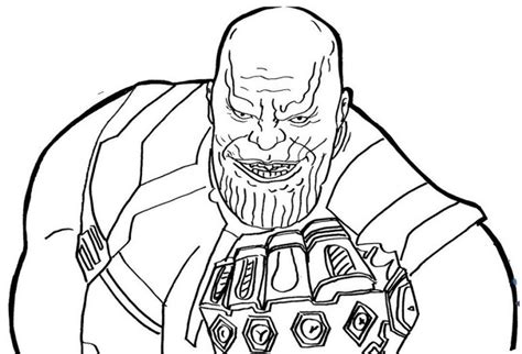 Avengers Infinity War Coloring Pages Thanos Coloring Pages 🎨