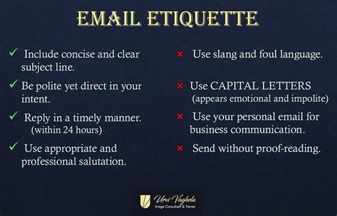 Business Email Etiquette Rules Businessbw
