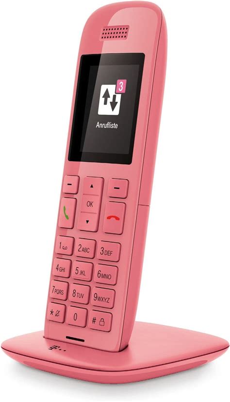 Deutsche Telekom Speedphone 10 Voip Ip Schnurlostelefon Limited Edition Rosé Amazonde