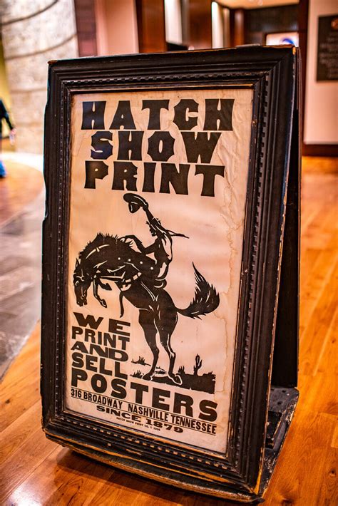 Behind The Scenes In Nashville Hatch Show Print Wander The Map