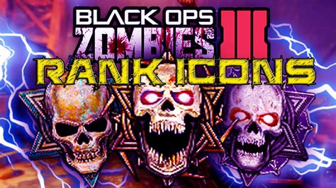 Bo3 Zombie Rank Icons Old Gen Youtube