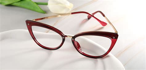 glenda cat eye prescription glasses red women s eyeglasses payne glasses